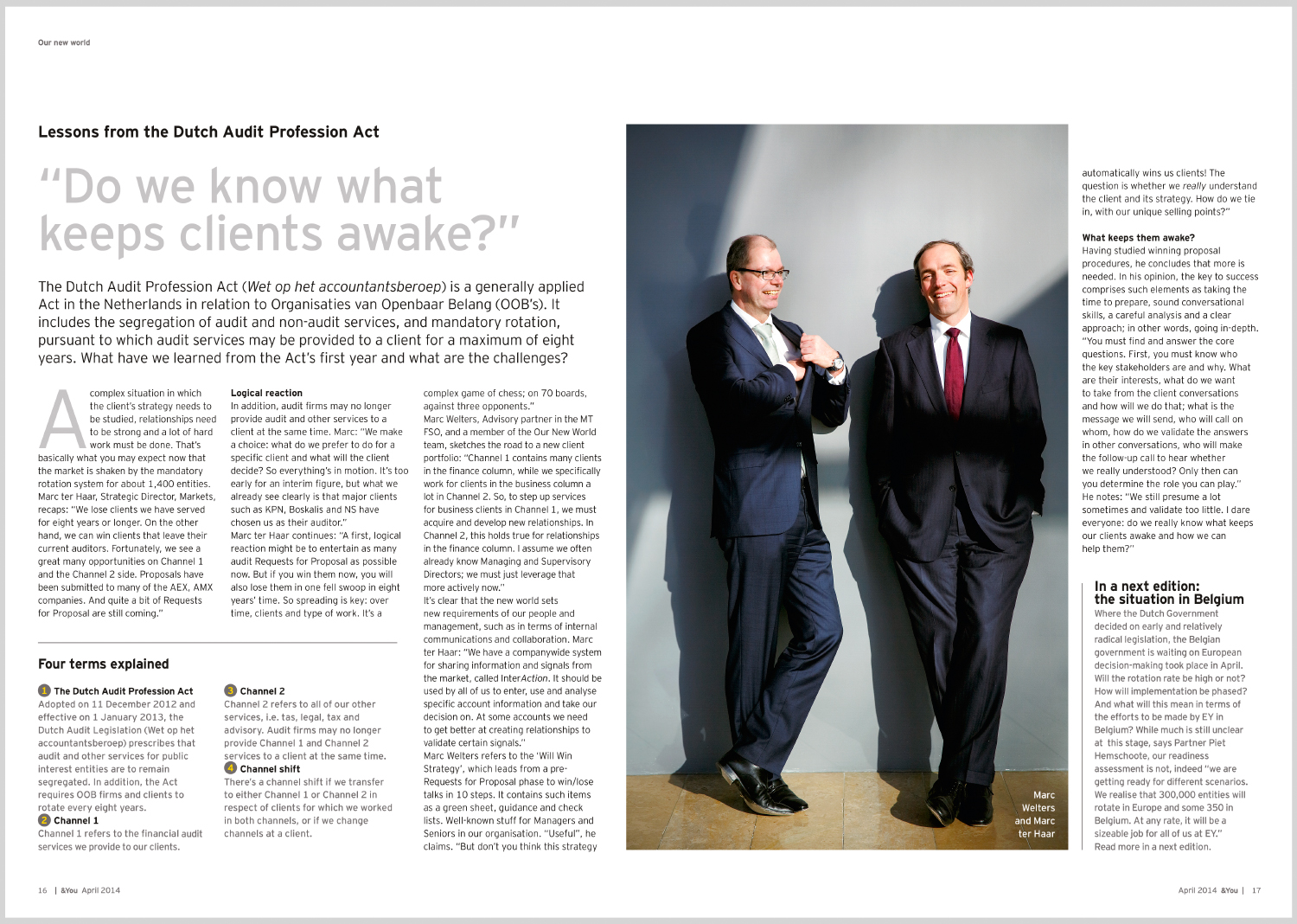  voor Magazine van EY (Ernst & Young) 